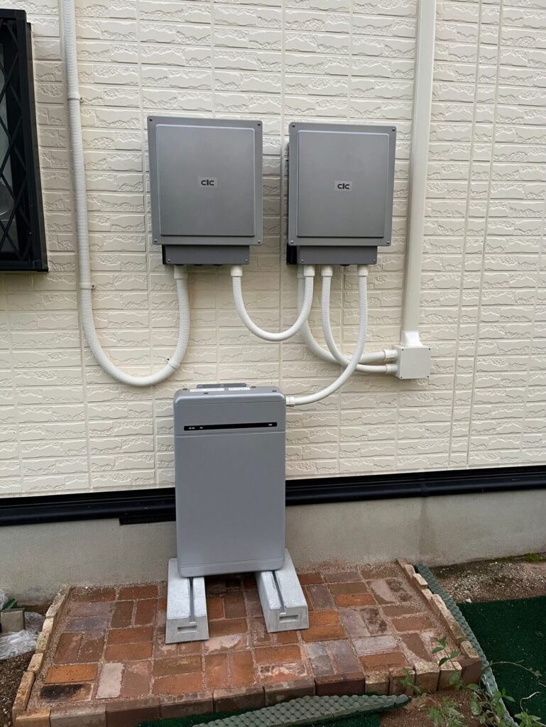 蓄電池システム施工後